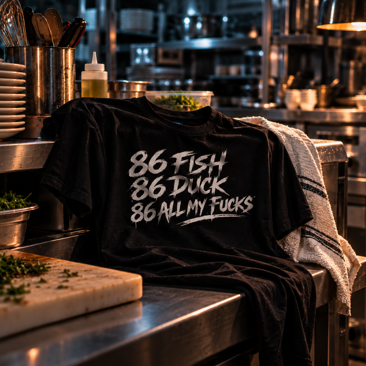 86 All My Fucks Heavyweight Tee