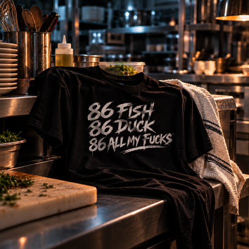 86 All My Fucks Heavyweight Tee