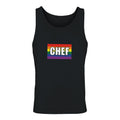 Chef Pride Flag Tank Top front mock up