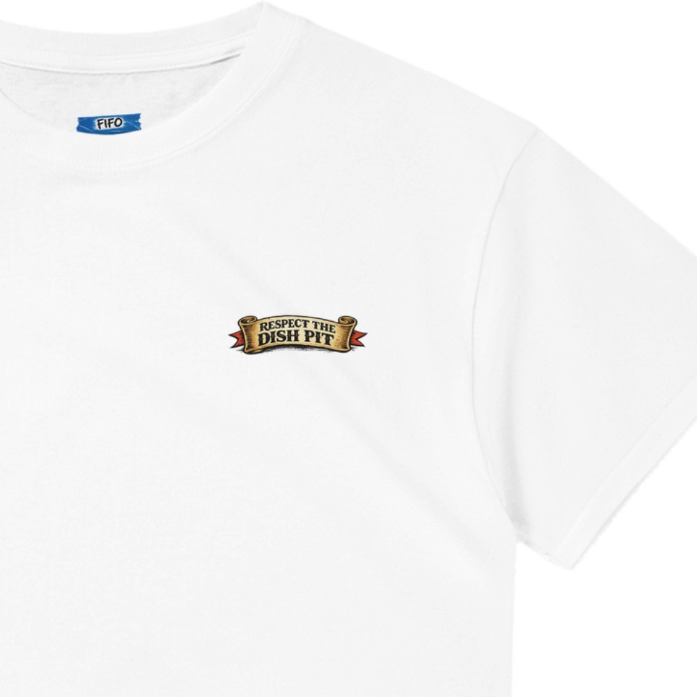 “Likes with Likes- Respect the Dish Pit” T-Shirt - BOH Kitchen Tattoo Style Tee for Real Chefs