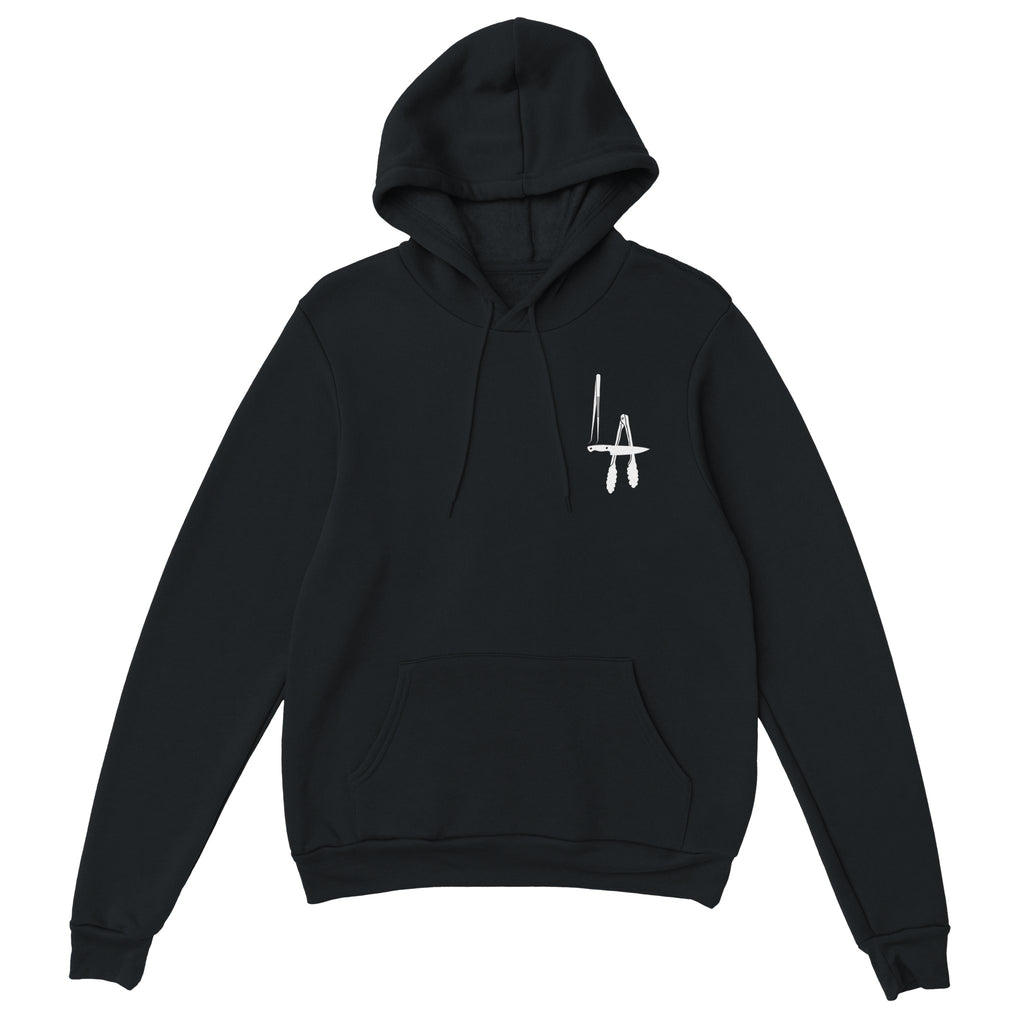 Black hoodie with LA logo 