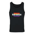 LGBTQ bar bitch pride flag tank top mock up