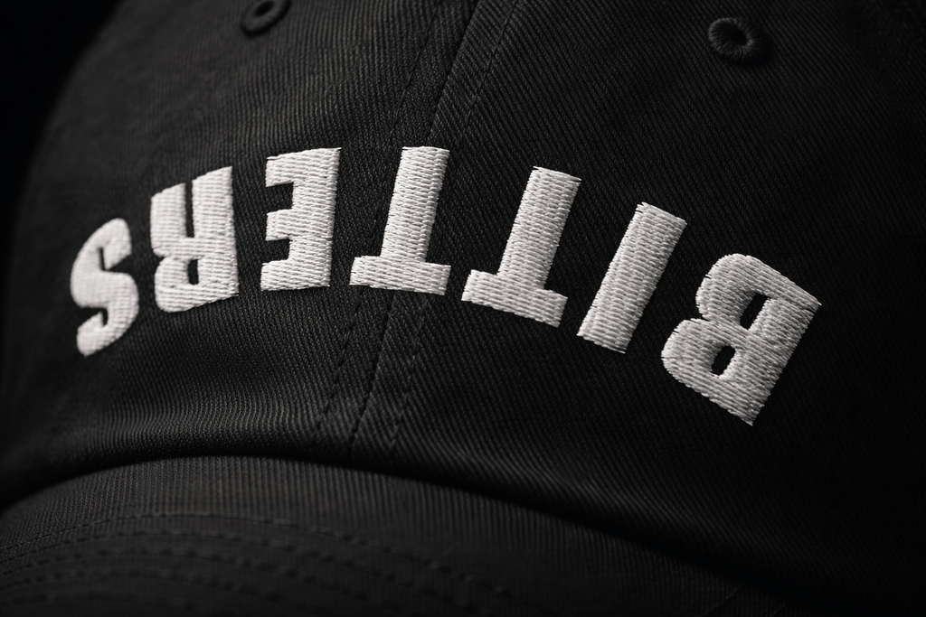 Bitters dad hat cocktail bartender hat embroidered cap