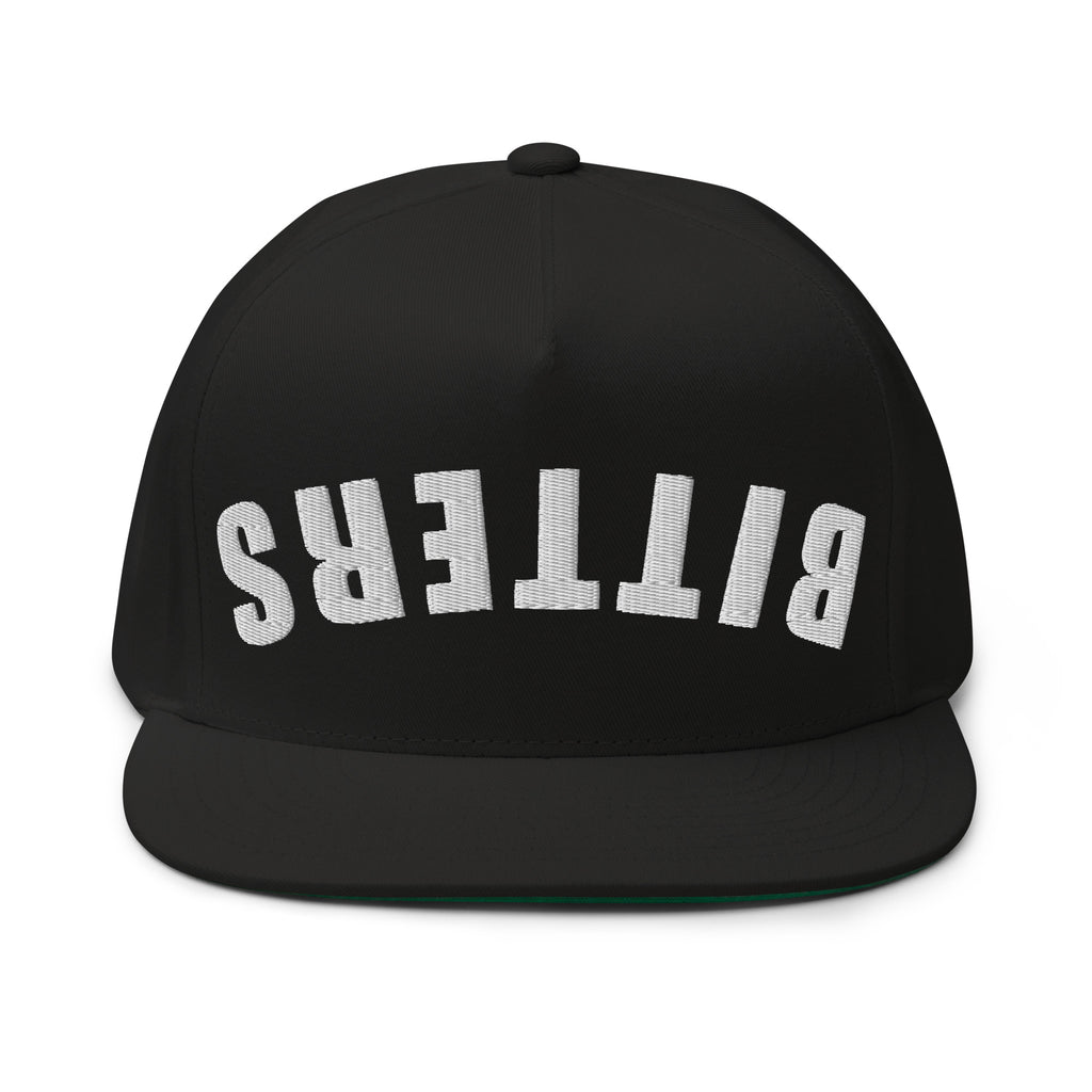Bitters snapback hat bartender flat bill cocktail cap