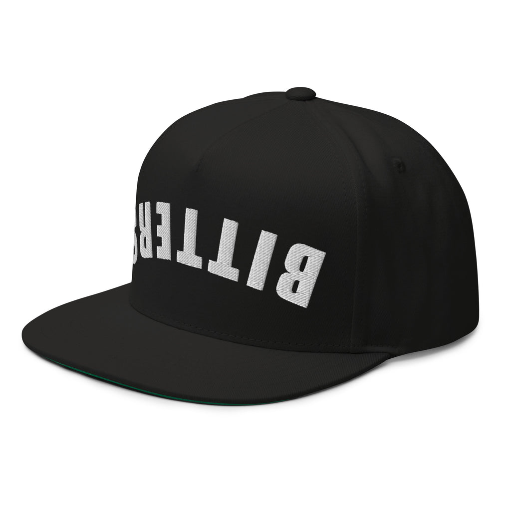 Bitters snapback hat bartender flat bill cocktail cap