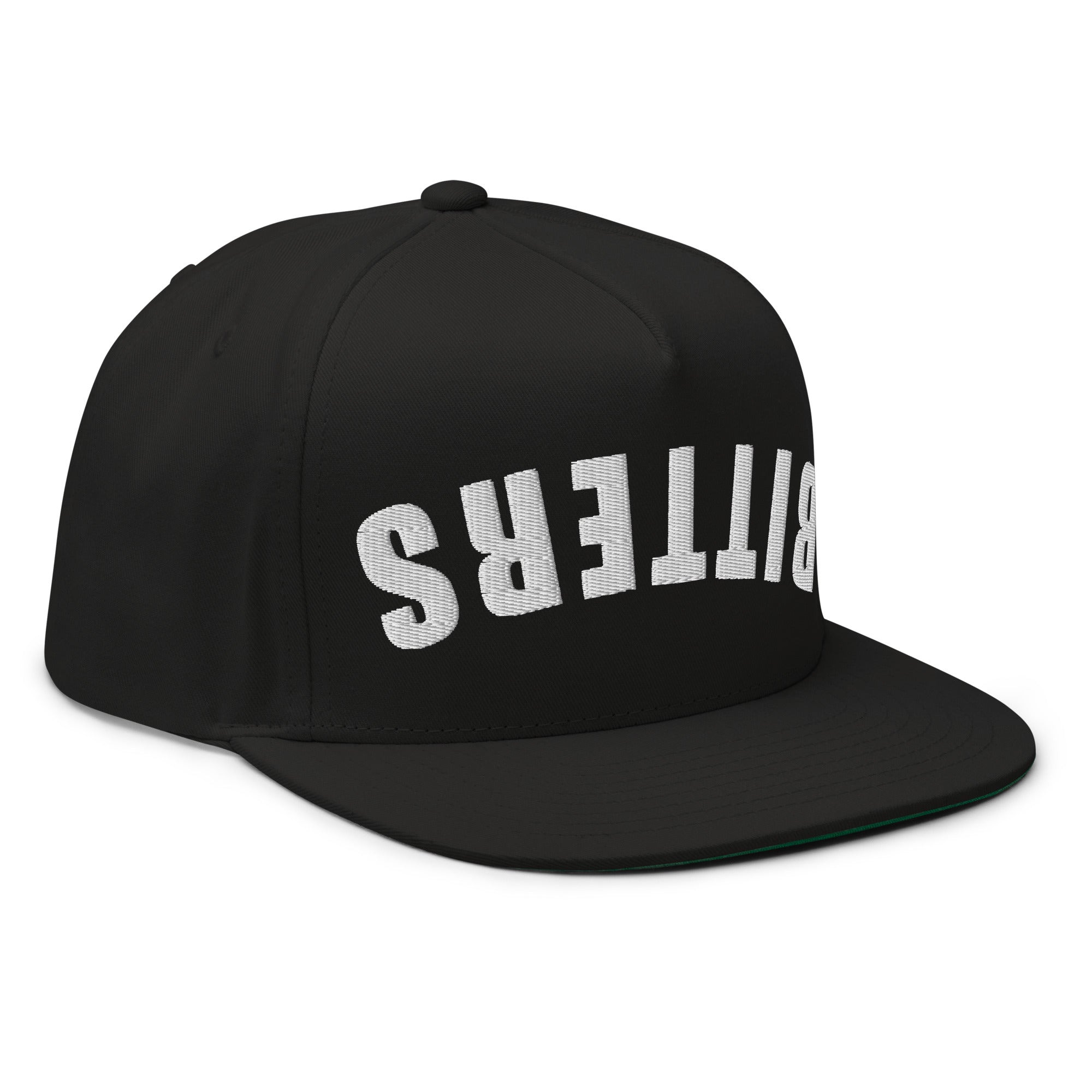 Bitters snapback hat bartender flat bill cocktail cap