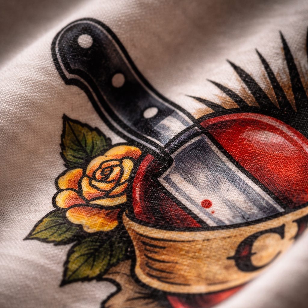 Chef mom ringer t shirt made of cuts burns passion vintage kitchen tee