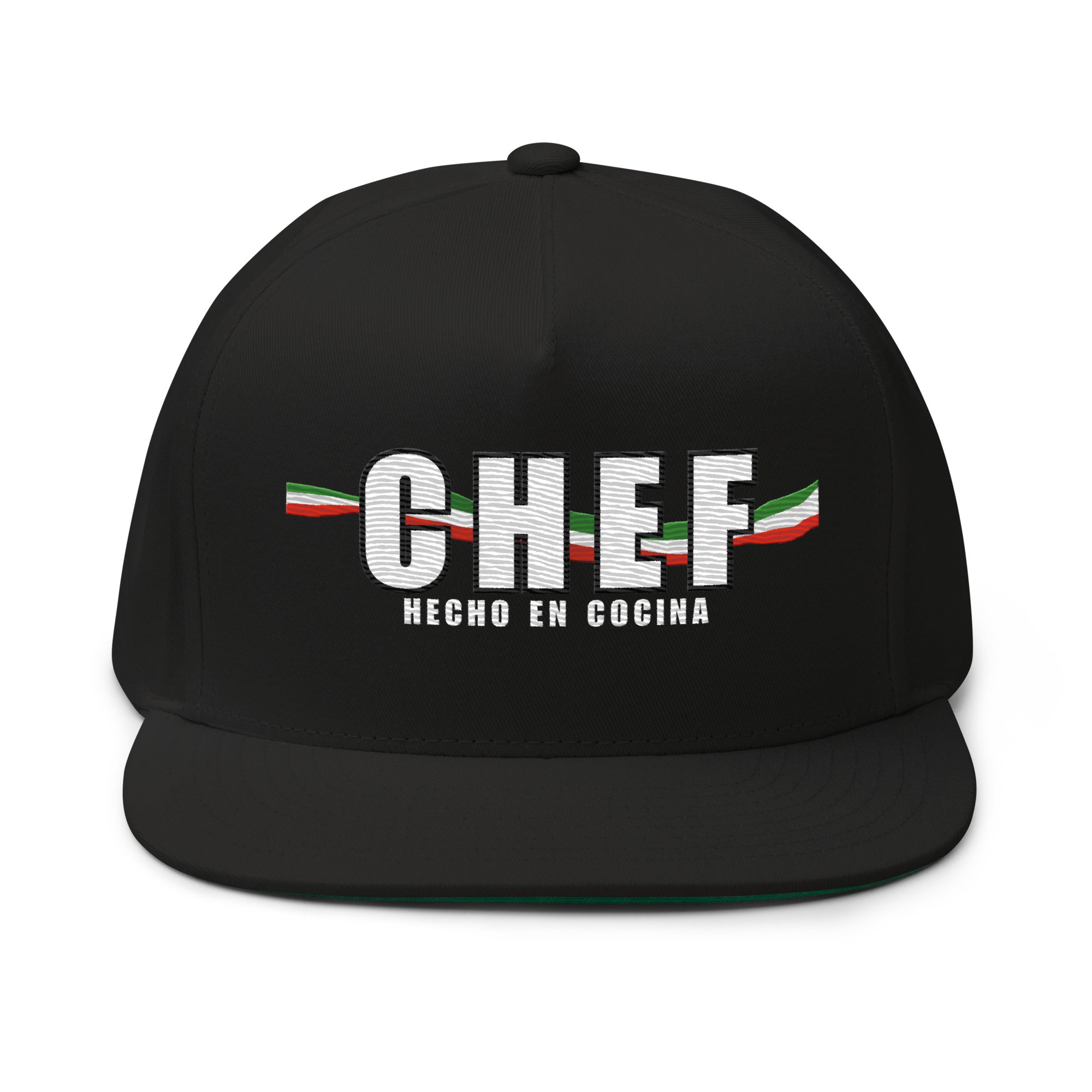 Chef snapback hat Mexican kitchen culture flat bill cap
