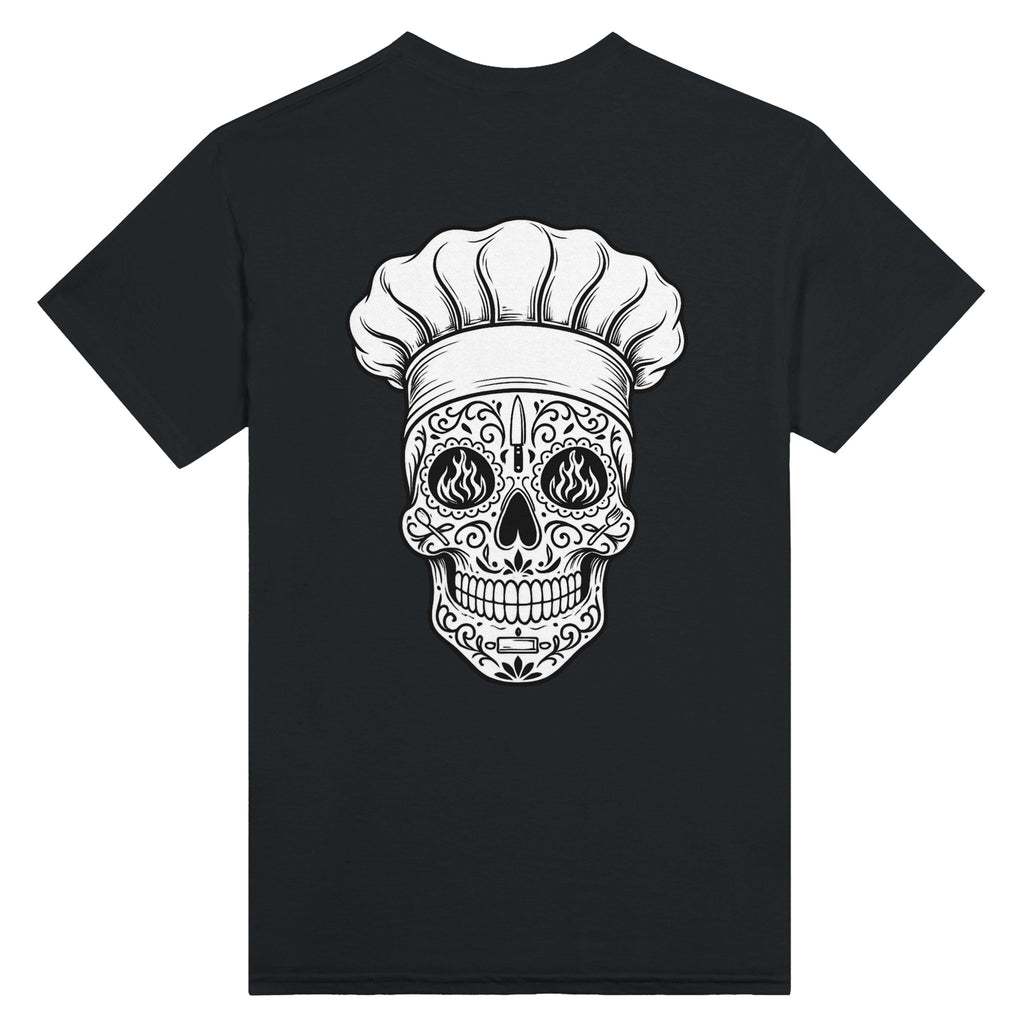 Chef sugar skull t-shirt Mexican kitchen culture streetwear tee