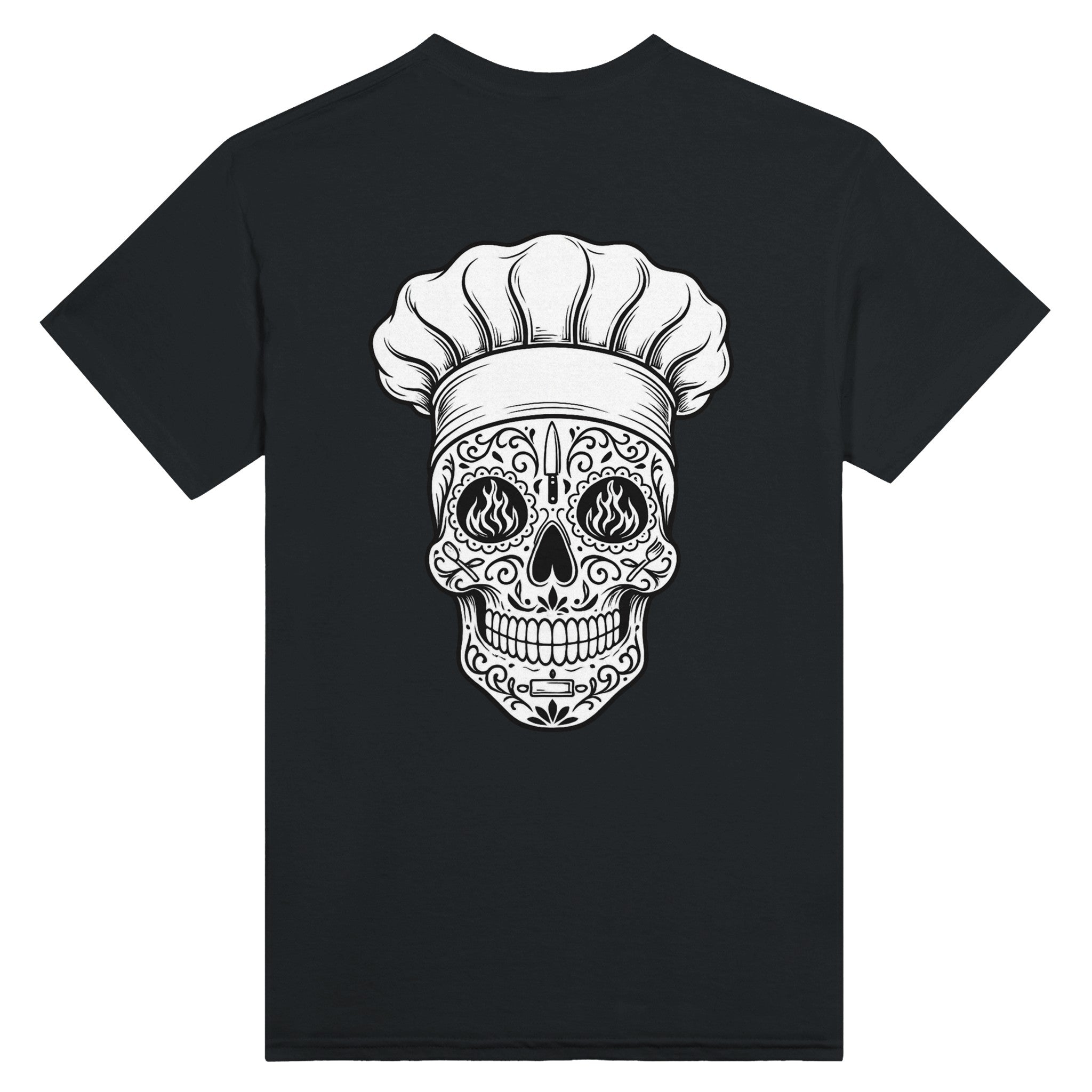 Chef sugar skull t-shirt Mexican kitchen culture streetwear tee