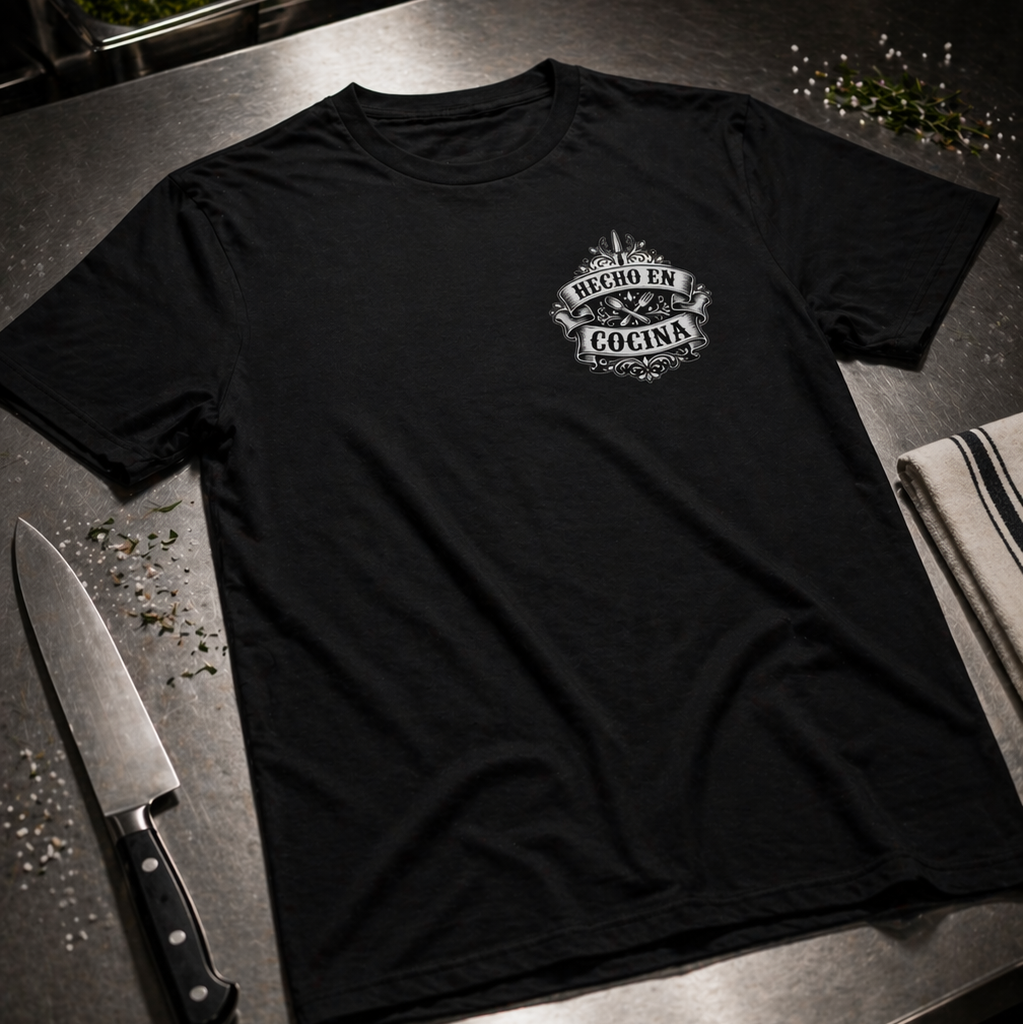 Chef streetwear t-shirt back graphic design