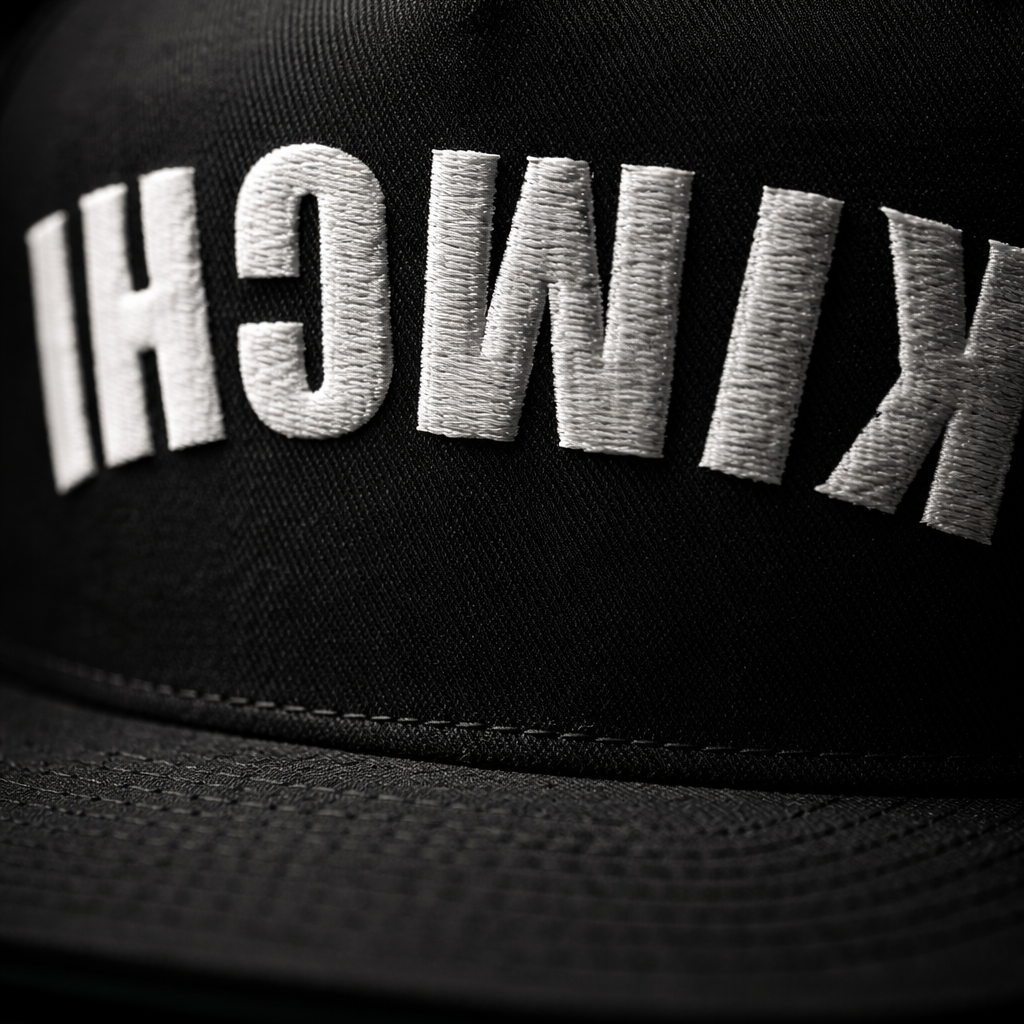 Kimchi snapback hat upside down embroidered chef streetwear cap food culture hat