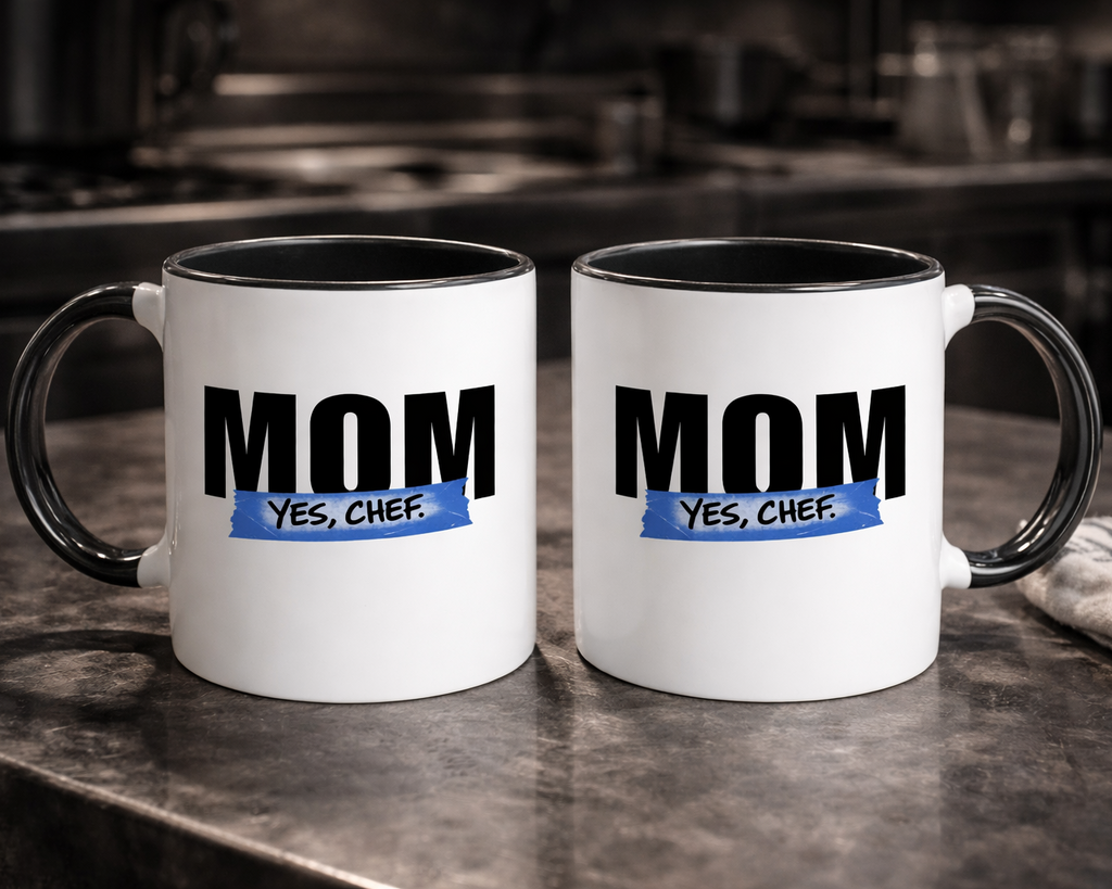 Mom yes chef mug funny chef mom coffee mug kitchen gift
