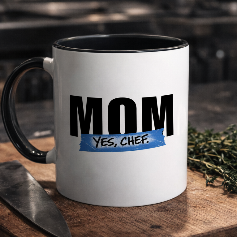 Mom yes chef mug funny chef mom coffee mug kitchen gift