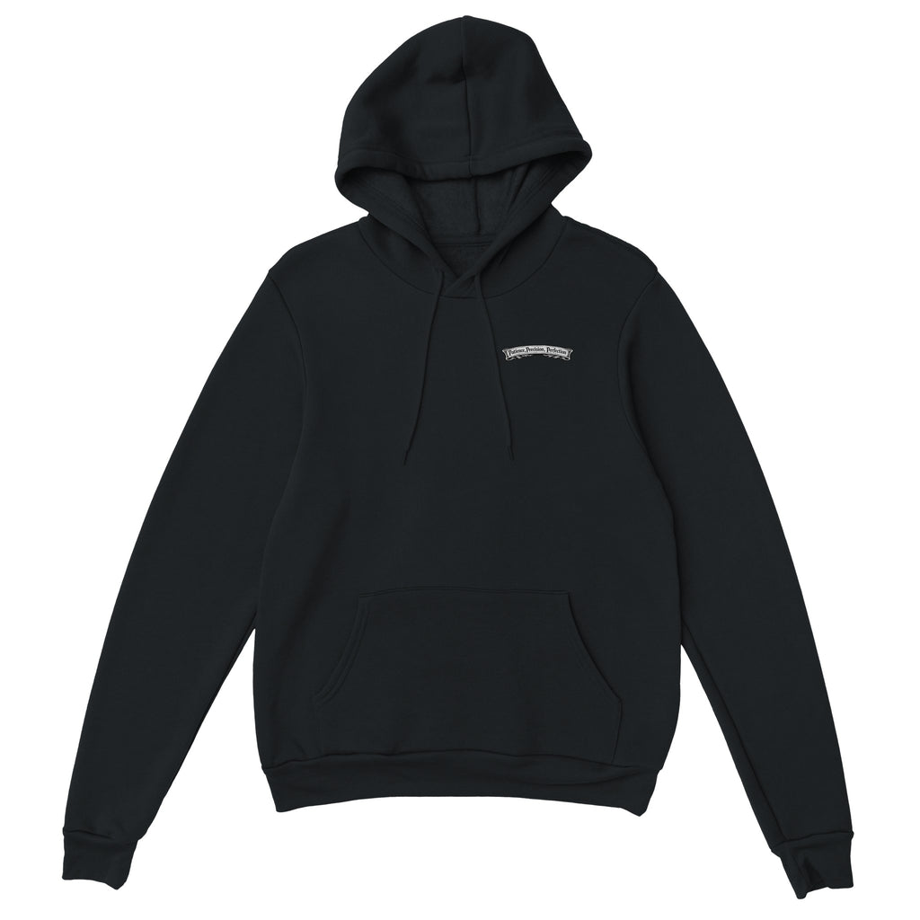 Chef skull hoodie patience precision perfection kitchen streetwear pullover