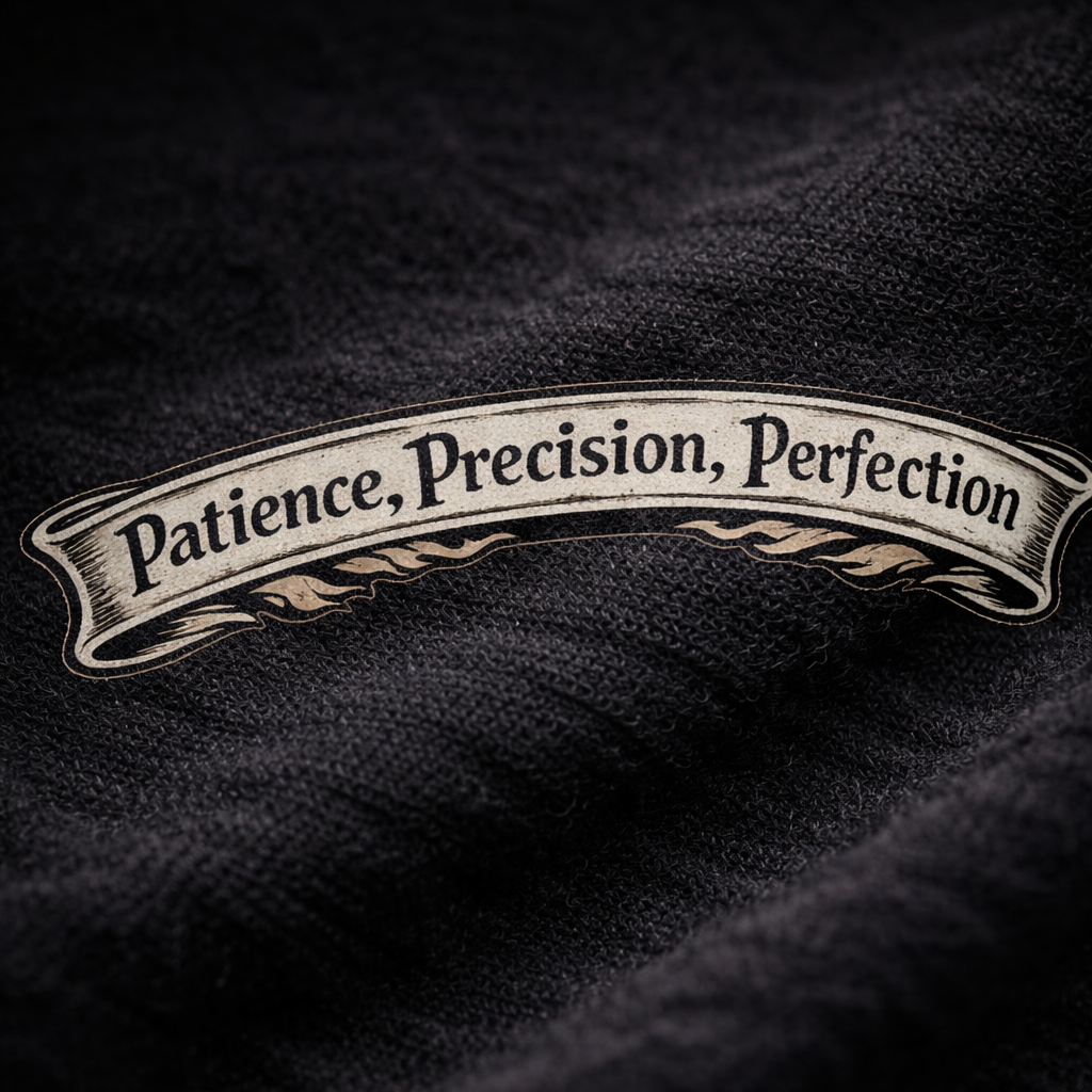 Chef skull t shirt patience precision perfection kitchen graphic tee