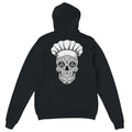 Skull chef graphic hoodie detail cotton blend pullover