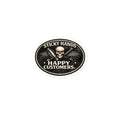 Sticky hands happy customers bartender skull sticker vinyl decal