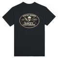 Sticky hands happy customers bartender skull graphic t-shirt