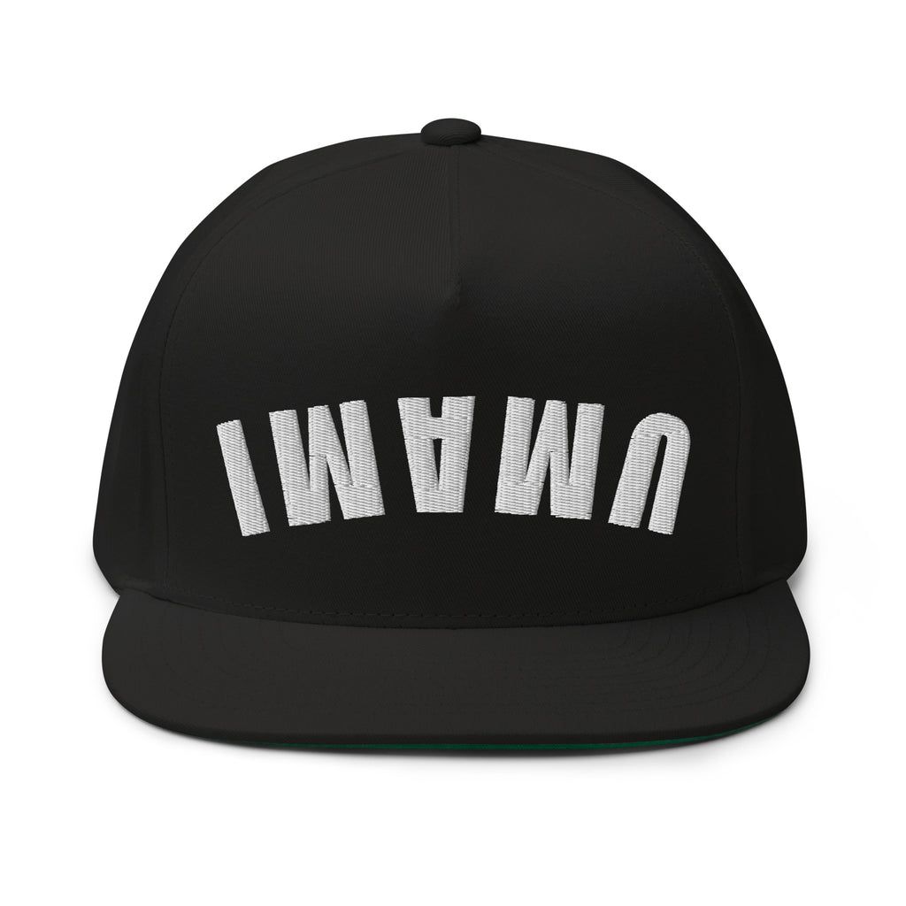 Umami snapback hat chef flat bill cap food culture hat