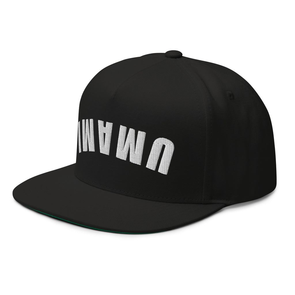 Umami snapback hat chef flat bill cap food culture hat