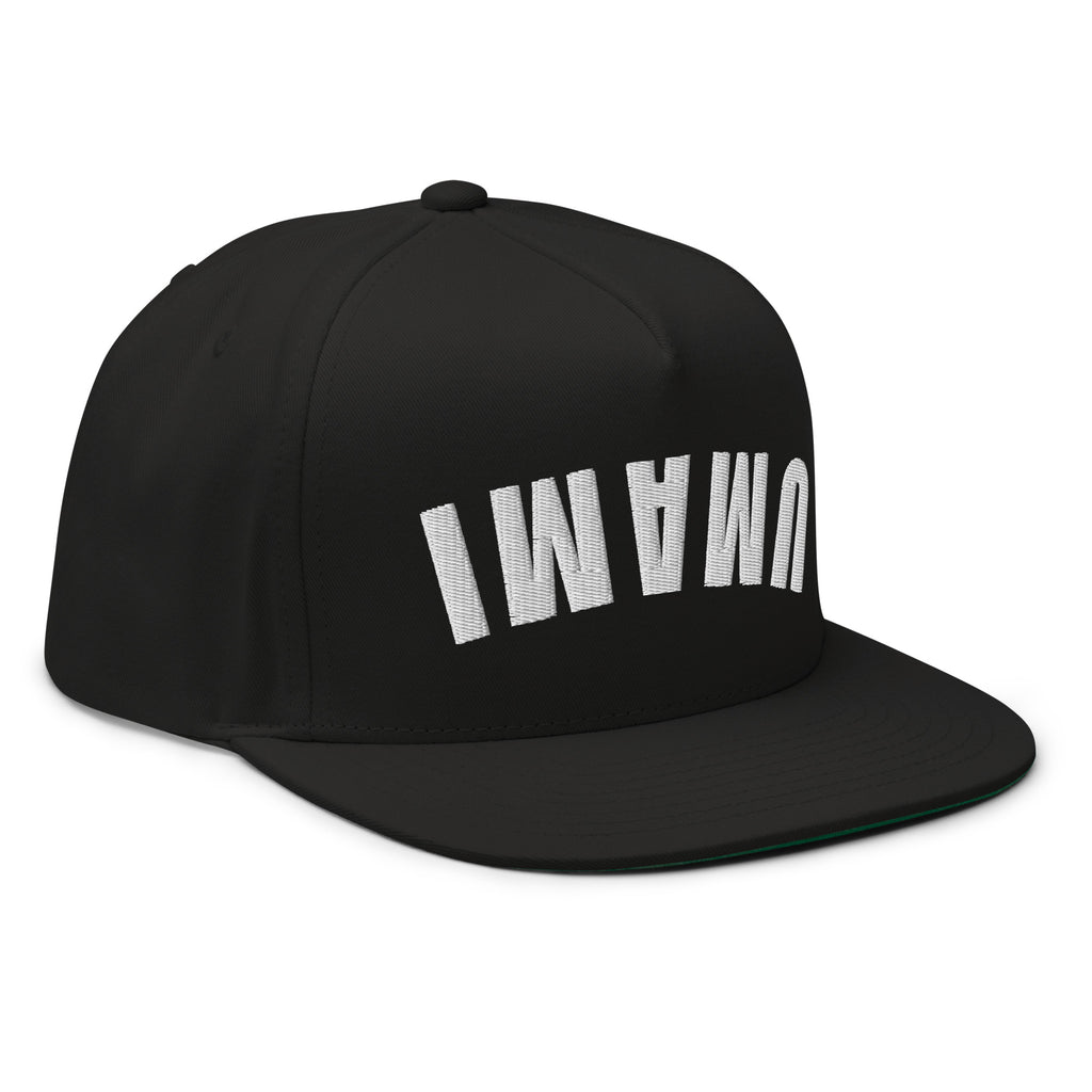 Umami snapback hat chef flat bill cap food culture hat