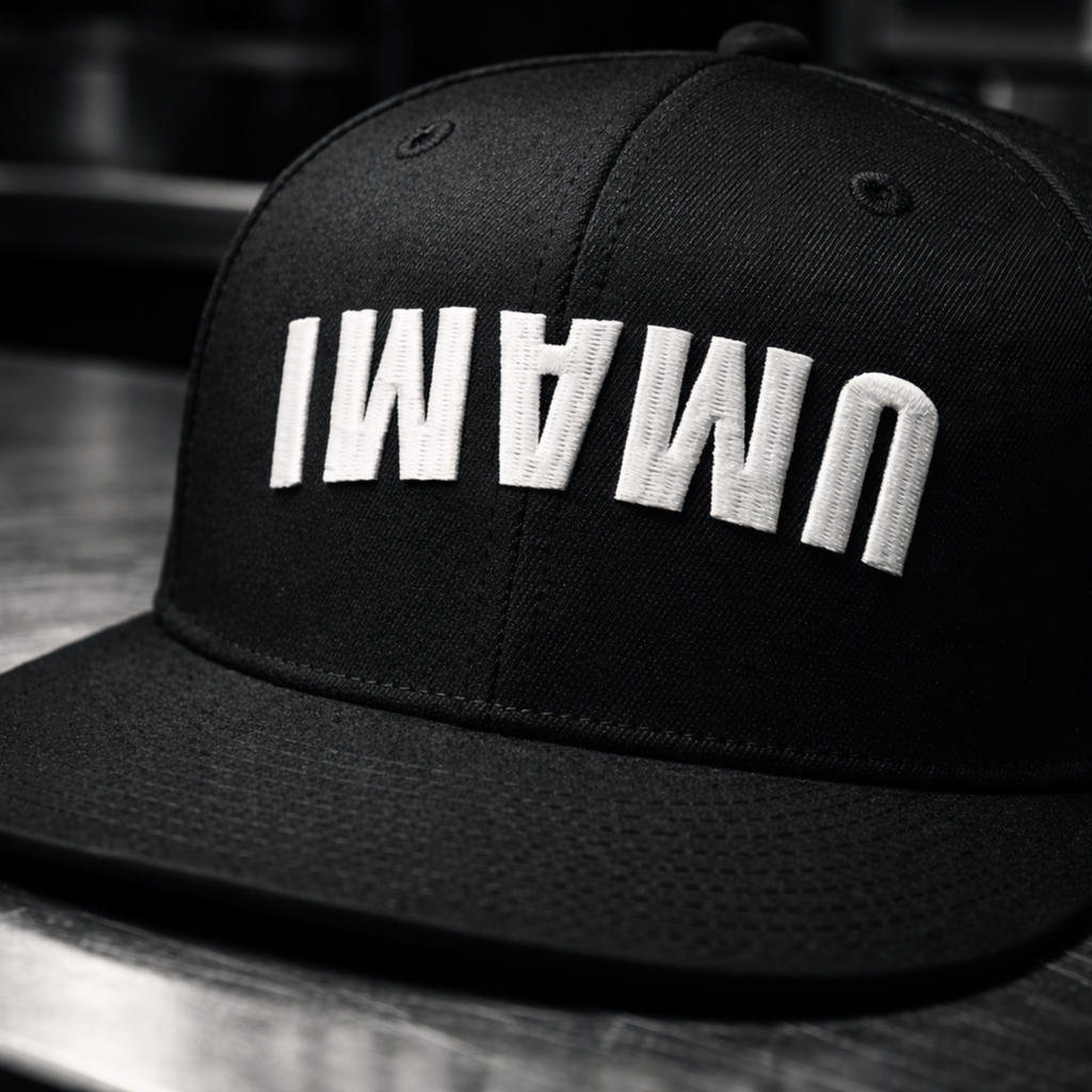 Umami snapback hat chef flat bill cap food culture hat