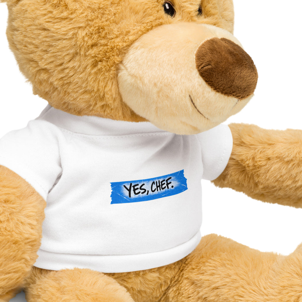 Yes chef teddy bear chef gift plush kitchen culture funny cooking gift