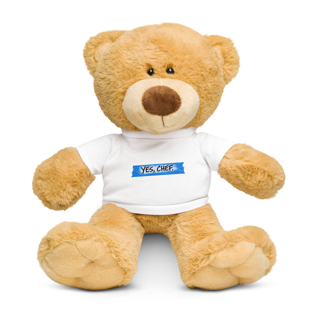 Yes chef teddy bear chef gift plush kitchen culture funny cooking gift